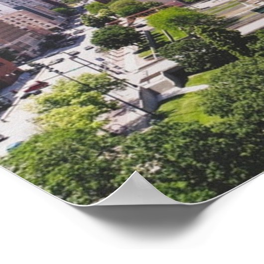 Poster Nebraska City Skyline Omaha (Coin)