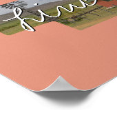 Poster Nebraska State Photo insert and town name (Coin)