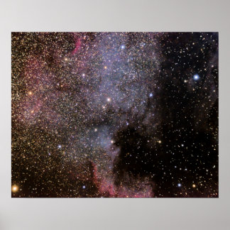Poster Nebula Amérique du Nord