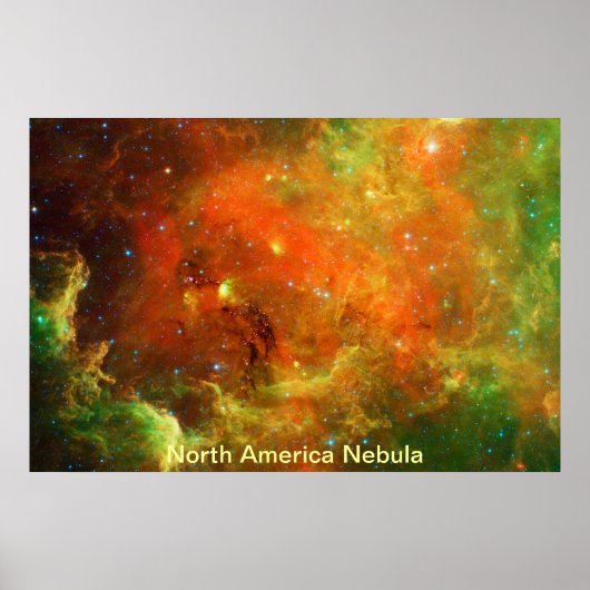 Poster Nebula Amérique du Nord (Devant)