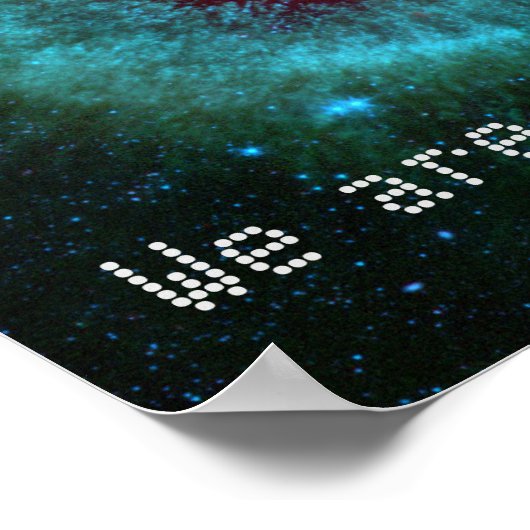 Poster Nebula astronomie Science spatiale citation (Coin)