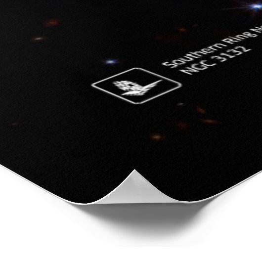 Poster Nebula de ceinture du sud, NGC 3132 (James Webb/JW (Coin)