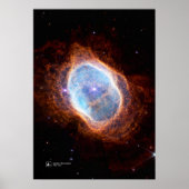 Poster Nebula de ceinture du sud, NGC 3132 (James Webb/JW (Devant)
