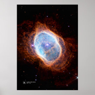 Poster Nebula de ceinture du sud, NGC 3132 (James Webb/JW