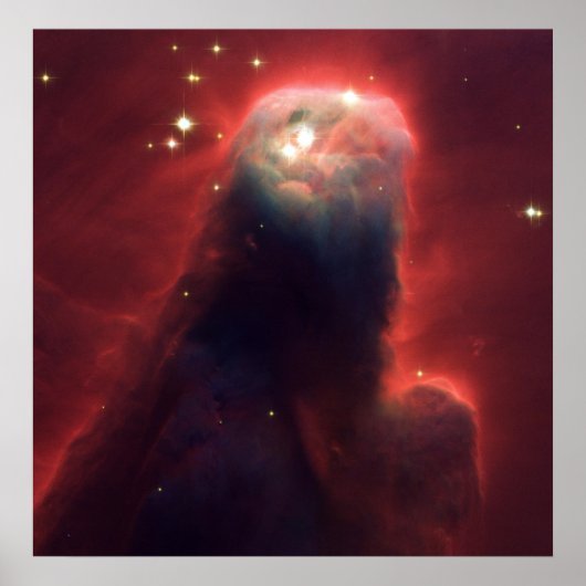 Poster Nebula de cône (NGC 2264)-Collier de gaz (Devant)