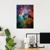 Poster Nebula de lagune - Télescope spatial Hubble de la  (Bureau à domicile)