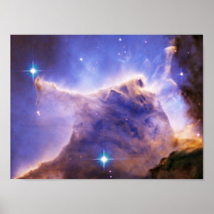 Poster Nebula de l'aigle (M16) Détail du pilier - Partie