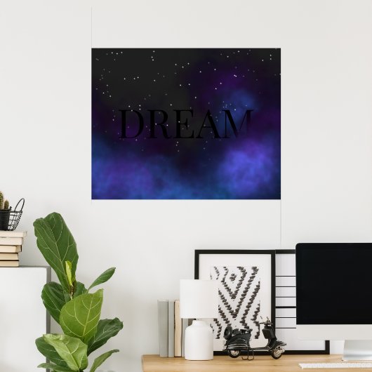 Poster Nebula de l'espace de rêve (Bureau à domicile)