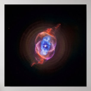 Poster Nebula de l'oeil du chat - Hubble / Chandra