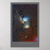 Poster Nebula de réflexion M78 à Orion (Devant)