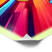 Poster Nebula éclate : Kaleidoscope cosmique (Coin)