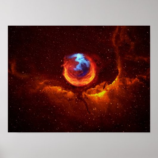 Poster Nebula Firefox (Devant)