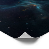 Poster Nebula Koi Eaux Cosmiques (Coin)