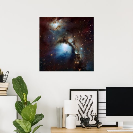 Poster Nebula Messier 78 Astronomie spatiale (Bureau à domicile)