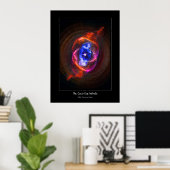 Poster Nebula oculaire des chats - géant rouge en expansi (Bureau à domicile)