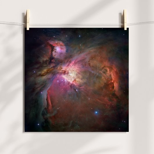 Poster Nebula Orion - rose