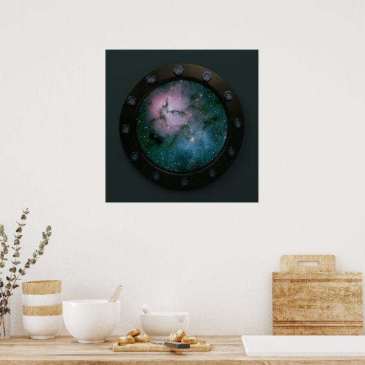 Poster Nebula Porthole (Cuisine)