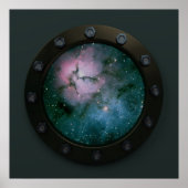 Poster Nebula Porthole (Devant)