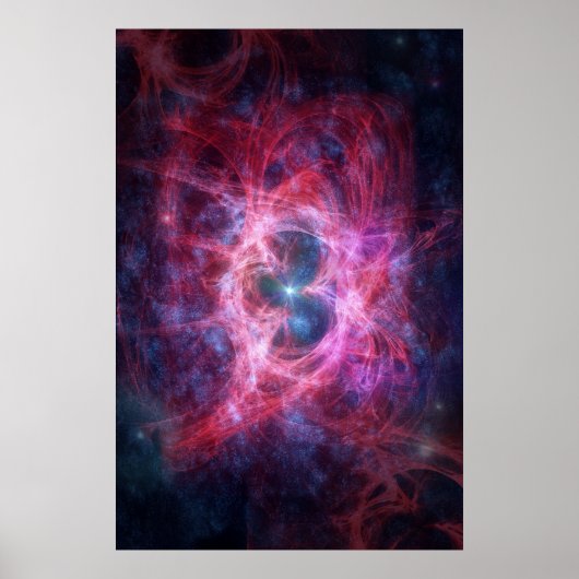 Poster Nebula rouge (Devant)
