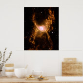 Poster Nebula Spider Rouge 16x20 (16x20) (Cuisine)
