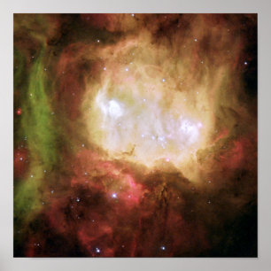 Poster Nebula tête fantôme Espace NASA