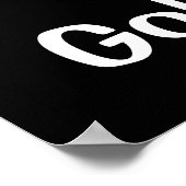 Poster Nébuleuse à papillon monogramme - orange rose | (Coin)