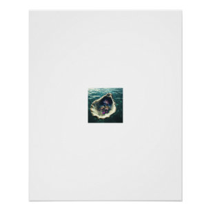 Poster Nébuleuse cosmique Coquille de Nautilus