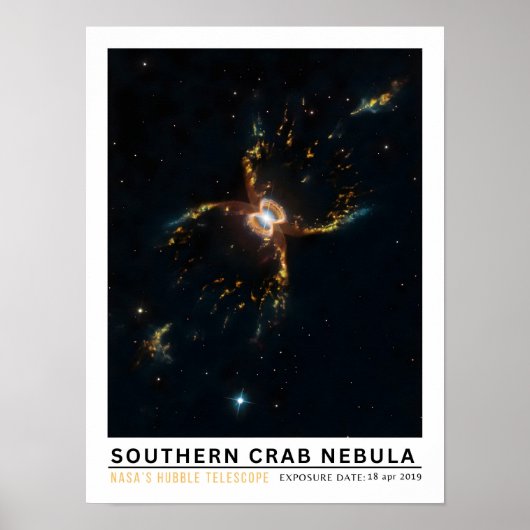 Poster Nébuleuse de la griffe du crabe du Sud Éducation s (Devant)