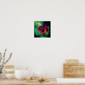 Poster Nébuleuse de la Rosette photo spatiale NASA (Cuisine)