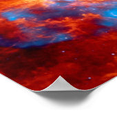 Poster Nébuleuse de la Tarentule, photo spatiale infrarou (Coin)