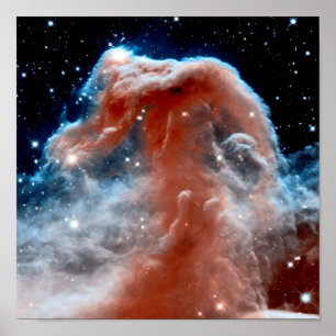 Poster Nébuleuse de la Tête de Cheval infrarouge - Photo 
