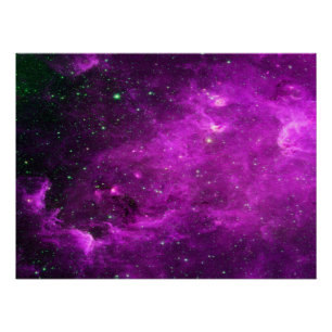 Poster Nébuleuse de l'Amérique du Nord Infrarouge Violet