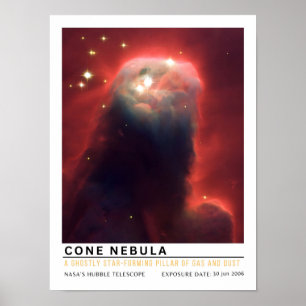 Poster Nébuleuse du Cône Éducation Spatiale