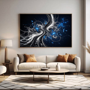 Poster Nébuleuse Fractalis