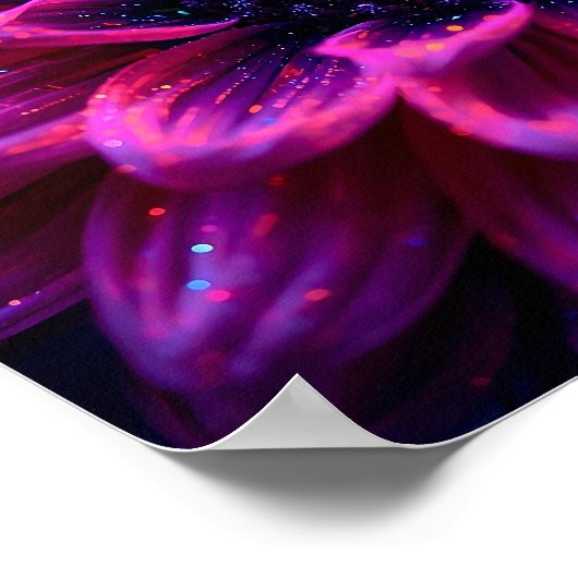 Poster Nébuleuse Fuchsia (Coin)