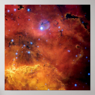 Poster Nébuleuse NGC 2467 - Photo du télescope spatial Hu