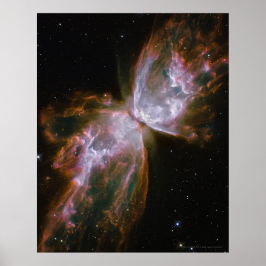 Poster Nébuleuse papillon 16x20 (12x16) (Devant)