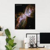 Poster Nébuleuse papillon (NGC 6302) (Bureau à domicile)