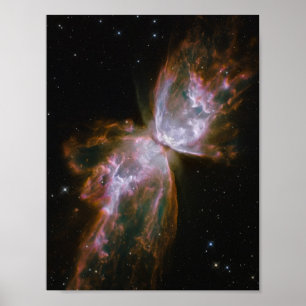 Poster Nébuleuse planétaire en forme de papillon