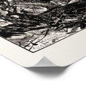 Poster Ned Kelly Faisant Dernière Position À Glenrowan (Coin)