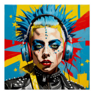 POSTER NÉE DE CETTE FAÇON-PUNK ROCHERS 5