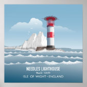 Poster Needles Lighthouse (Devant)