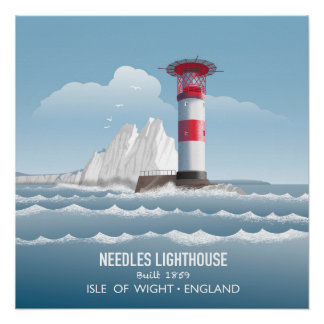Poster Needles Lighthouse
