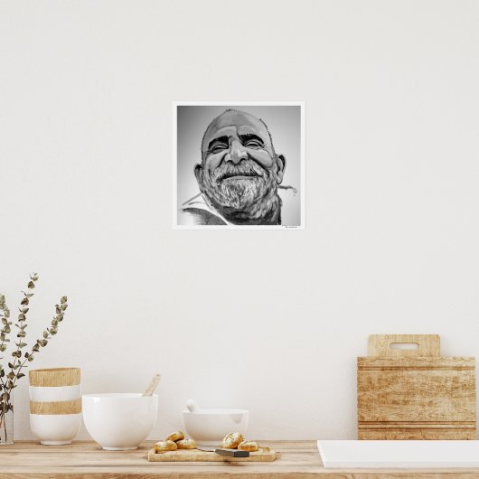 Poster Neem Karoli Baba (Cuisine)