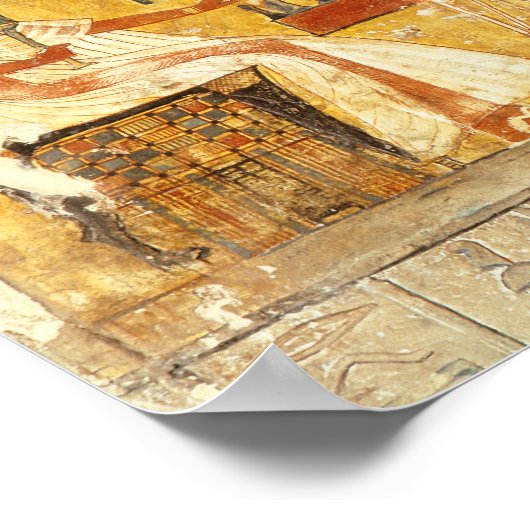 Poster Nefertari jouer senet (Coin)