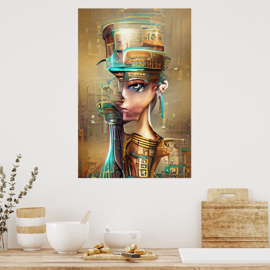 Poster Néfertiti (Cuisine)