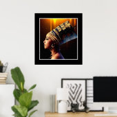 Poster Néfertiti (Bureau à domicile)