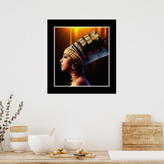 Poster Néfertiti (Cuisine)