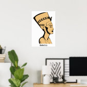 Poster Nefertiti Bust portrait reine égyptienne (Bureau à domicile)