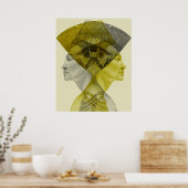 Poster néfertiti règne suprem (Cuisine)